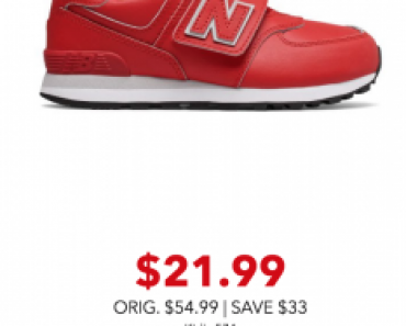 New Balance Kids 574 Lifestyle Sneakers Just $21.99 Today Only! (Reg. $54.99)