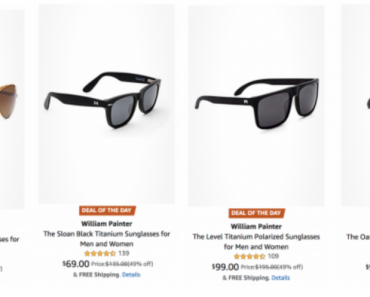 William Painter Sunglasses As Low As $69.00 Today Only! (Reg. $135.00-$195.00)