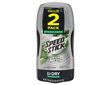 Mennen Speed Stick Irish Spring Antiperspirant Deodorant – 2 Count – Just $2.53!