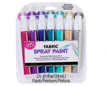TULIP I Love to Create Fabric Mini Spray Paint Kit – Metallic – Just $12.37!