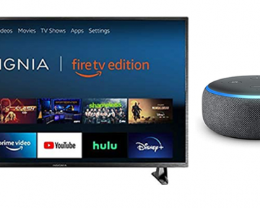 Buy a 32″ Fire TV Edition Smart TV, get a FREE Echo Dot (3rd Gen)! All For Just $129.99!