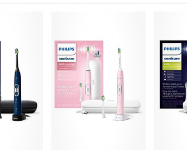 30% off Philips Sonicare Toothbrushes! Philips Sonicare ProtectiveClean 6500 Rechargeable Electric Toothbrush with Charging Travel Case and Extra Brush Head – Just $104.97!