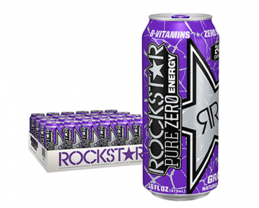 Rockstar Energy Drink Pure Zero, Grape, 24 Count – Just $22.80!