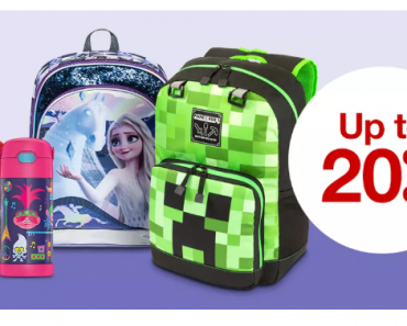 Target: Take up to 20% off Character Backpacks & FUNtainers!