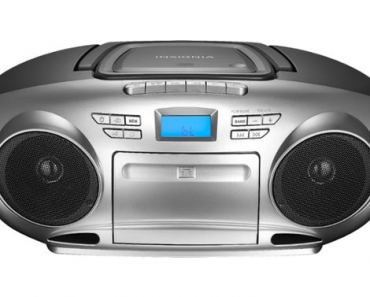 Insignia AM/FM Radio Portable CD Boombox with Bluetooth – Just $39.99!