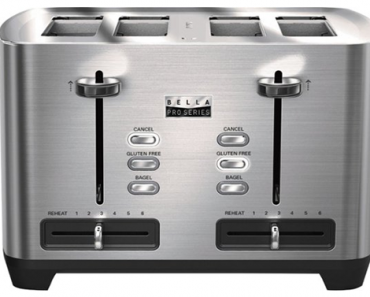 Bella Pro Series 4-Slice Wide-Slot Toaster – Just $29.99!