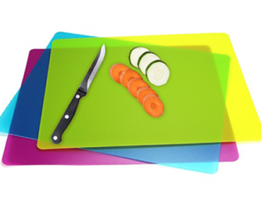Flexible Colored Plastic Cutting Board Mats Set – Just $6.94!