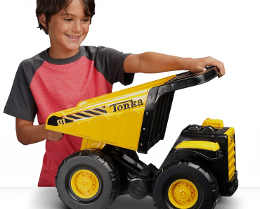 Tonka Toughest Mighty Dump Truck Toy Construction Vehicle Only $28.99! (Reg $49.99)