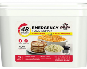 Augason Farms 48 Hour 4 Person Emergency Food Supply Only $19.97 at Walmart!