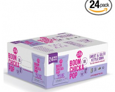 Angie’s BOOMCHICKAPOP Sweet & Salty Kettle Corn 24 Count Only $10.98 on Amazon!