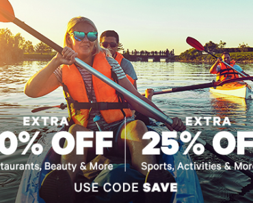 Groupon: Take Up to An Extra 25% Off Things To Do!