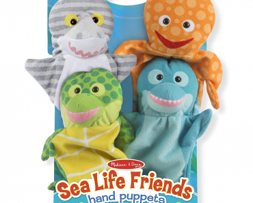 Melissa & Doug Sea Life Friends Hand Puppets Set of 4 Only $11.25! (Reg $19.99)