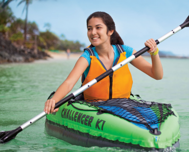 Intex Challenger Inflatable Sporty Kayak + Oars & Pump Only $127.99! (Reg $179.99)