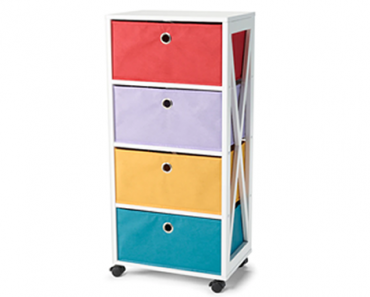 Kohl’s 30% Off! Earn Kohl’s Cash! Stack Codes! FREE Shipping! The Big One 4 Drawer Storage Tower – Just $41.99!