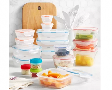 Lock n Lock Easy Essentials Color 36 Piece Food Storage Container Set Only $25.99!