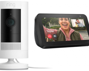 Ring Wired Security Camera & Amazon Echo Show 5 Smart Display with Alexa Bundle Only $104.99 Shipped! (Reg. $190)