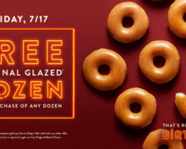 BOGO Free Krispy Kreme Doughnuts Today!
