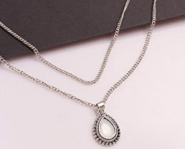Multilayer Water Drops Necklace Just $1.00 SHIPPED!