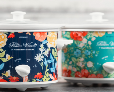 The Pioneer Woman Fiona Floral and Vintage Floral 1.5-Quart Slow Cookers, Set of 2 for Only $24.99!