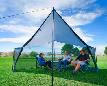 Ozark Trail Tarp Shelter with UV Protection and Roll-up Screen Walls for Only $34! (Reg. $85)