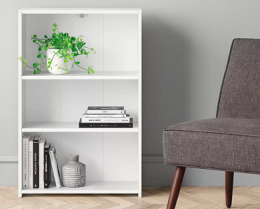 Room Essentials 3-Shelf Bookcase (3 Color Options) Only $15.99!
