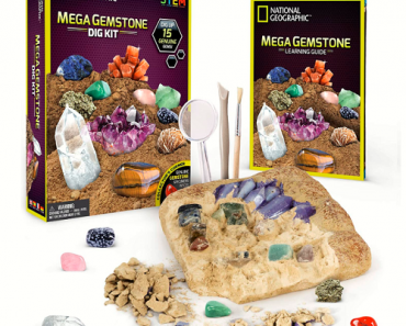 National Geographic Mega Gemstone Dig Kit Only $15.99!