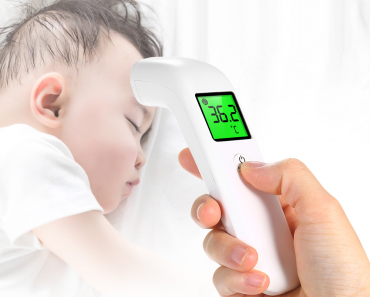 Infrared Thermometer Forehead Non Contact LCD Display Only $16.29!