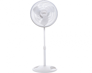 Lasko 16″ Oscillating Stand 3-Speed Fan in White – Just $21.74!