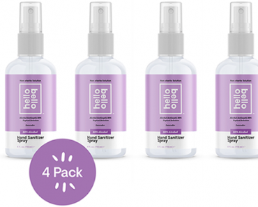 Hello Bello Hand Sanitizer Spray – Lavender, 4oz – 4-count – Just $9.97!