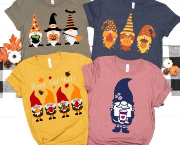 Fall Gnome Tees – Only $14.99!