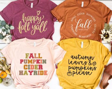 Fall Words Tees – Only $14.99!