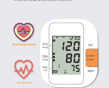 Upper Arm Digital Blood Pressure Monitor Just $14.99!