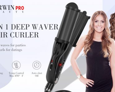 PARWIN PRO 2-in-1 Deep Waver and Curling Iron ONLY $17.99!