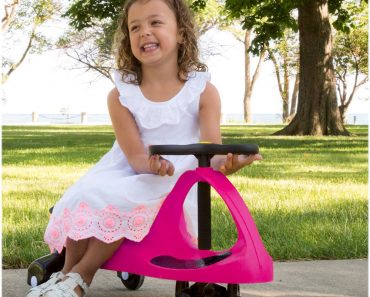 Lil Rider Ride-On Wiggle Car (Pink/Black) – Only $29.99!