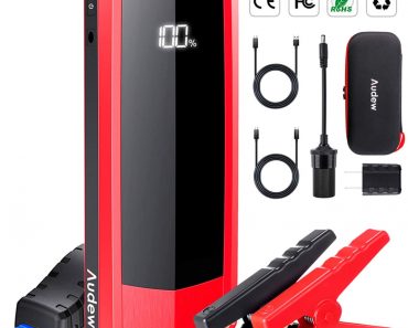Audew Upgraded 2000A Peak Car Jump Starters – Only $70.55 Shipped!