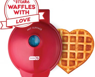 Dash Machine Mini Waffle Maker (Heart) – Only $9.99!