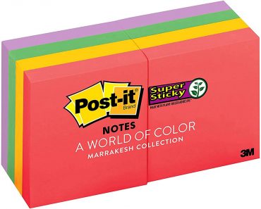 Post-it Super Sticky Notes (8 Pads/Pack) – Only $4.19!