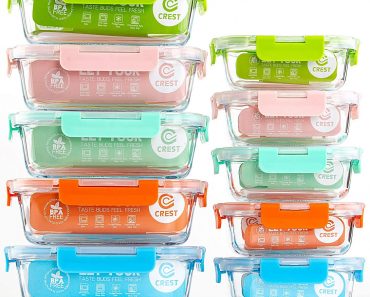 Glass Food Storage Container Set 20-pc Just $29.99!