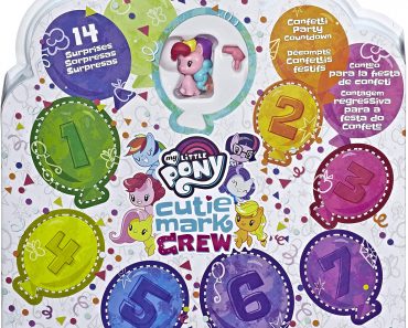 My Little Pony Toy Cutie Mark Crew Confetti Party Countdown Collectible 8 Pack with 14 Surprises – Only $9.96!