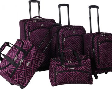 American Flyer Astor 5-pc Spinner Luggage Set ONLY $159.99!