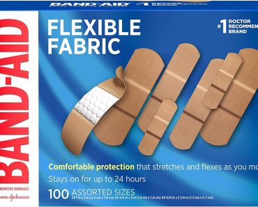 Get TWO Band-Aid Brand Flexible Fabric Adhesive Bandages (100 ct) for Only $10.32!
