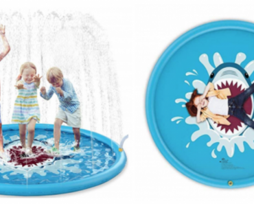 HOT! Jasonwell Sprinkle & Splash Play Mat 68″ Sprinkler for Kids $8.50! (Reg. $23.99)