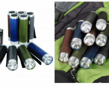 Ozark Trail 10-Pack Aluminum Flashlight Set Just $5.97! Batteries Included!