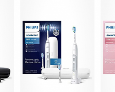 Philips Sonicare ExpertClean 7500 Bluetooth Rechargeable Electric Toothbrush $109.99 Today Only! (Reg. $169.95)