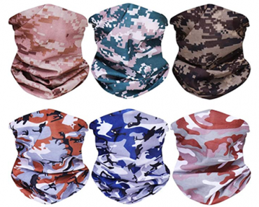 Price drop! Wide Wicking Headbands Face Cover – 6 Pack – Just $14.90!