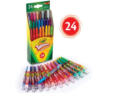 Crayola Twistables Crayons Coloring Set, 24 Count – Just $3.99! Back to School!