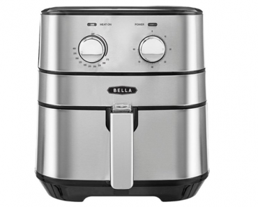Bella 5.3-qt. Analog Air Convection Fryer in Stainless Steel – Just $49.99!