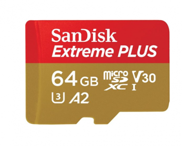 SanDisk Extreme PLUS 64GB microSDXC UHS-I Memory Card – Just $19.99!