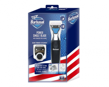 Barbasol Rechargeable Wet/Dry Rotary Electric Shaver with Beard Trimmer – Just $24.99!