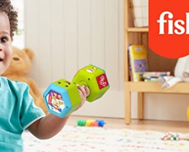 Fisher-Price Laugh & Learn Countin’ Reps Dumbbell Toy Just $7.88!